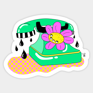 Flora Fone Sticker